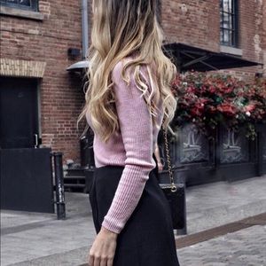 light pink marc jacobs turtleneck